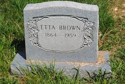 Henrietta Lee “Etta” <I>Vinson</I> Brown 