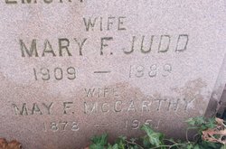 Mary Frances <I>McCarthy</I> Judd 