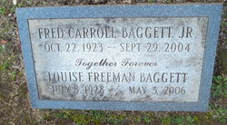 Louise <I>Freeman</I> Baggett 