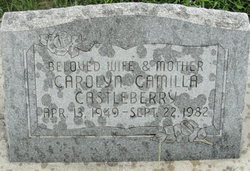 Carolyne Camilla <I>Shaw</I> Castleberry 