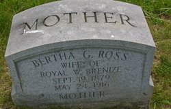 Bertha G <I>Ross</I> Brenize 