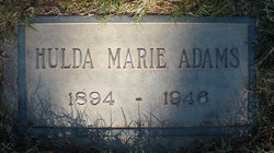 Hulda Marie <I>Lundgreen</I> Adams 