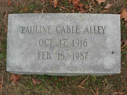 Mary Pauline <I>Cable</I> Alley 