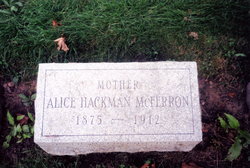Alice Minerva <I>Hackman</I> McFerron 