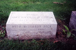 Ruth Caroline <I>McFerron</I> Dick 