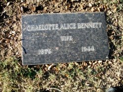 Charlotte Alice <I>Carter</I> Bennett 