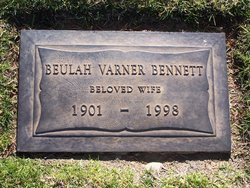 Beulah May <I>Varner</I> Bennett 