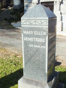 Mary Ellen <I>McBeth</I> Armstrong 