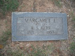 Margaret Eloda “Maggie” <I>Wright</I> Kerr 