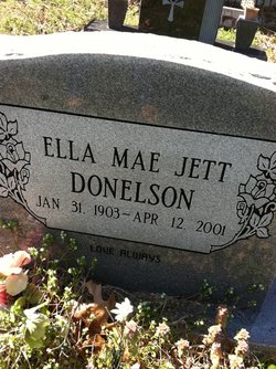 Ella Mae <I>Jett</I> Donelson 