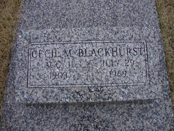 Cecil Mitchell “Blackie” Blackhurst 