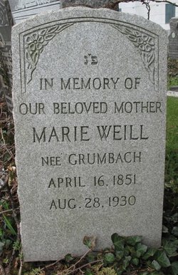 Marie <I>Grumbach</I> Weill 