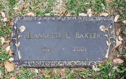 Jeannette Catherine “Jan” <I>Champagne</I> Baxter 