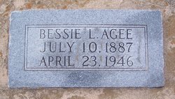 Bessie <I>Elsey</I> Agee 