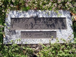Mary Elizabeth “Lib” <I>McInturff</I> Buckley 