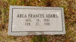 Arla Frances <I>Hough</I> Adams 