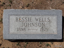 Bessie A <I>Wells</I> Johnson 