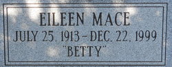 Eileen “Betty” <I>Mace</I> Ward 