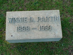 Wynnyn “Winnie” <I>Davenport</I> Partin 