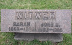 Sarah Jane <I>Boston</I> Witwer 