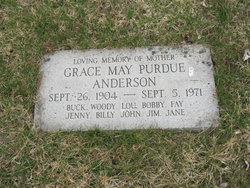 Grace Mae <I>Perdue</I> Anderson 