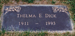Thelma Ethelyn <I>Firman</I> Dick 