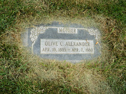 Olive Catherine <I>Ridge</I> Alexander 