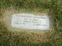 Donald Ridge Alexander 