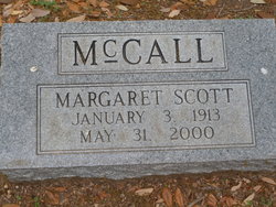 Margaret <I>Scott</I> McCall 
