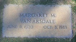 Margaret Mary <I>Beckel</I> VanArsdale 