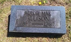 Berdie Mae <I>Dunn</I> Allison 