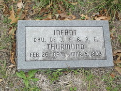 Infant Daughter Thurmond 
