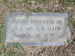 Infant Daughter Allen 