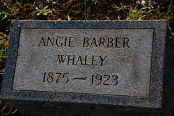 Angie <I>Barber</I> Whaley 