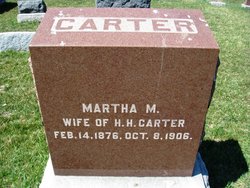 Martha M <I>Mitchell</I> Carter 