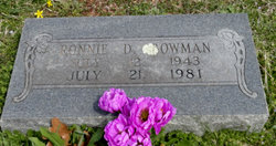 Ronnie Dennis Bowman 
