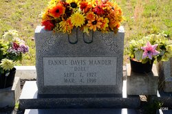Fannie <I>Davis</I> Mander 