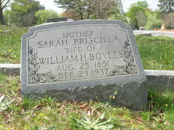 Sarah Priscilla <I>Sparger</I> Boyles 