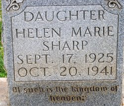 Helen Marie Sharp 