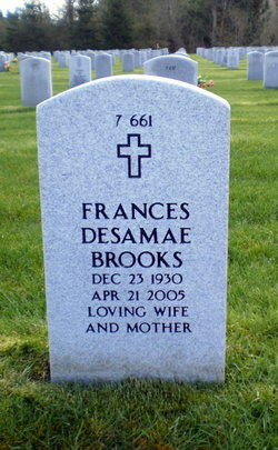 Frances Desamae <I>Brown</I> Brooks 