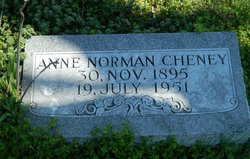 Anne <I>Norman</I> Cheney 