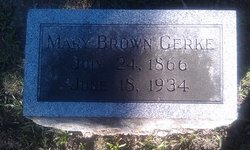 Mary <I>Brown</I> Gerke 