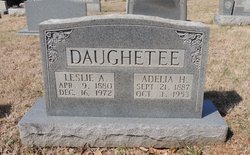Adelia Helen <I>Gossett</I> Daughetee 