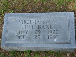Virginia Starr <I>Hill</I> Bane 