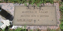 Martha Elizabeth Adams 