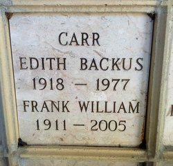 Edith Backus Carr 