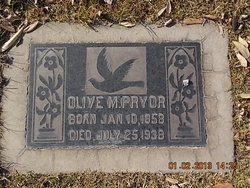 Olive M <I>Box</I> Pryor 