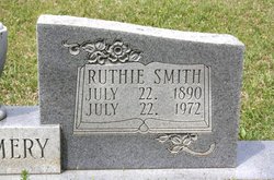 Ruthie Leola <I>Smith</I> Montgomery 