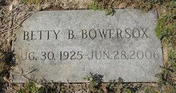 Betty <I>Brenneman</I> Bowersox 