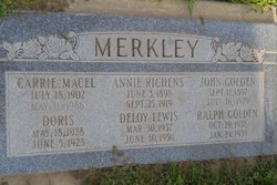 Deloy Lewis Merkley 